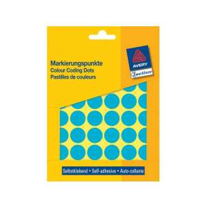 Avery Zweckform 18 mm blaue Farbcodierungspunkte, selbstklebend, 1056 Etiketten pro Packung - Avery