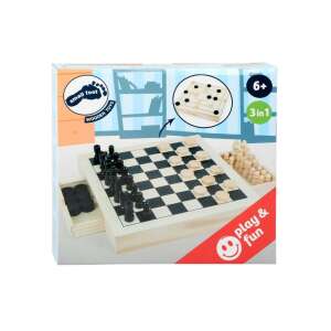 Game Box 3in1: sakk, dáma, malom játék 87994003 
