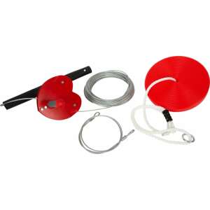 Small Foot - Drótkötélpálya hintalemezkészlettel 88621152 - Szabadtéri ügyességi játék