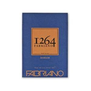 Fabriano 1264 Marker papír blokk, A4 méret, 70g/m2, 100 lap, felül ragasztott - Fabriano
