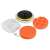 Autó polírozó szett 4 darabos, fúró adapterrel, polírozó fejjel, szivacspárnákkal és gyapjú párnával
