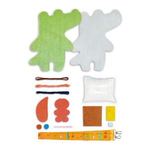 Avenir Sewing My Animal Friend Arty Crocodile, sewing kit for kids, includes all materials to create a plush crocodile with a shoulder strap - Creative Toy