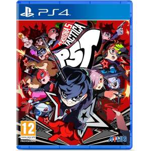 Cutia jocului Persona 5 Tactica pentru PS4, prezentând Phantom Thieves - Sega Jocuri Consola & PC