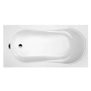 Draufsicht auf Wivea 75x170 rechteckige Badewanne - Badezimmermöbel