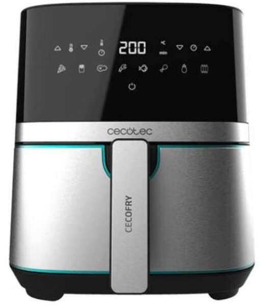 Cecotec Cecofry Full 5500 Pro Forrólevegős sütő 1700W, Fekete-Inox