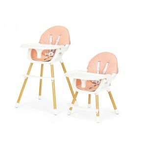 Ecotoys 2in1 Pink Convertible High Chair and Toddler Chair - High Chair