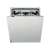 Whirlpool WIC 3C33 PFE built-in dishwasher, closed door, front view