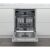 Whirlpool WIC 3C33 PFE Built-in Dishwasher Open View