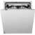 Whirlpool WIC 3C33 PFE built-in dishwasher, front view