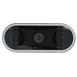 Forcell 3 in 1 wireless charger, Qi standard, 15W fast charging, black - Forcell