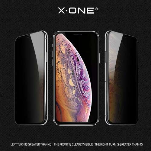 X-ONE Full Cover aus gehärtetem Glas, extra starker Sichtschutz, für iPhone 15 (vollständig geklebt), schwarz 88071792