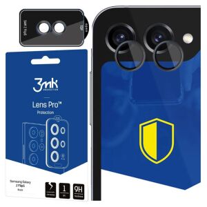 3MK Lens Pro lens protector for Samsung Galaxy Z Flip 5 with packaging and applied protector - 3MK Screen Protector