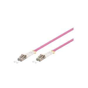 Gigalight duplex patch kábel, 2 méter, OM4, LC/UPC csatlakozókkal, lila - Gigalight