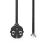 Kabel zasilający do odkurzacza | 10,0 m | CEE 7/17 | 250 V AC | 16 A | Czarny | PVC 88076593