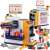 Self-Service Cafe Playset, Coffee Machine, Juices, Yogurts 88133916