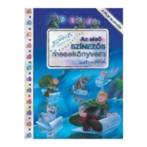 Jégvarázs: Északi fény - Első színezős mesekönyvem matricákkal 88165876 "jégvarázs"  Foglalkoztató füzetek, kifestő-szinező