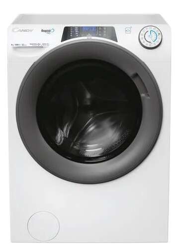 Candy RP 286BWMR8/1-S Elöltöltős mosógép, 8 kg, 1151 ford./perc, 16 program, RapidÓ PRO, Quick&Clean, A enerigaosztály