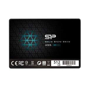 Silicon Power SSD - 512GB A55 2,5" (TLC, r:550 MB/s; w:450 MB/s) 88169660 