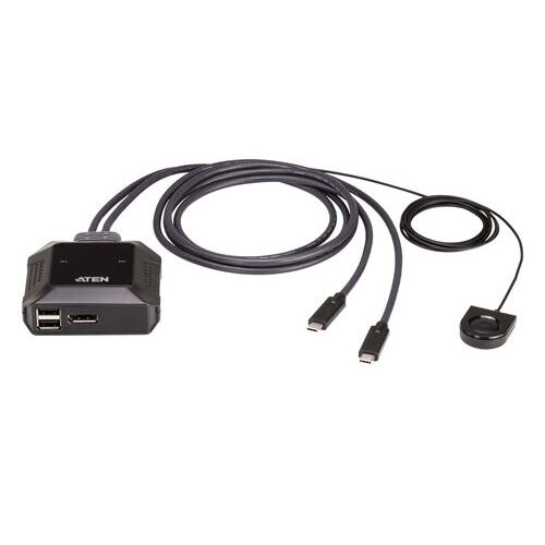 ATEN US3312 2 Portos 4K DisplayPort USB-C KVM Kapcsoló 174547891 - KVM switch