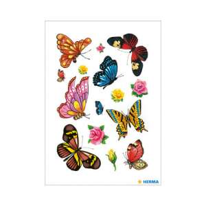 Herma Youngline Classic Tattoo fluturi și flori tatuaj temporar - Tatuaje temporare