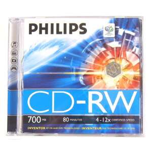 Philips CD-RW Újraírható CD lemez BOX 88231894 