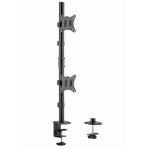Gembird MA-D2-02 17"-32" LCD TV/Monitor asztali tartó - Fekete (2 kijelző) 88232294