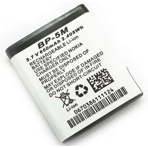 Agfa - BP-5M Akkumulátor - Li-ion - 650mAh 88235732 - Fényképezőgép akkumulátor