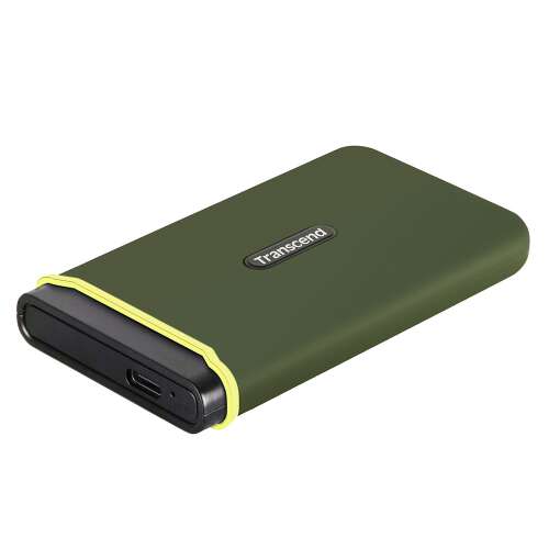 Transcend ESD380C 500GB Külső SSD - Zöld, USB 3.2 Gen 2 Type-C - SSD meghajtó
