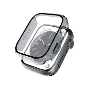 Crong Apple Watch 45mm Przezroczyste Hybrydowe Etui - Ochronna Ramka i Osłona Ekranu - Etui do inteligentnych zegarków