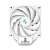 CPU охладител DeepCool AK400 Digital WH PWM ARGB, бял, преден изглед