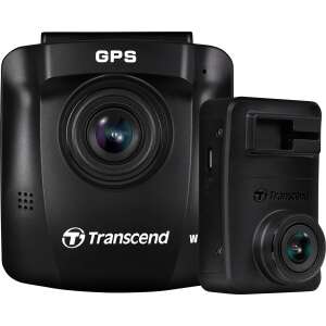 Transcend DrivePro 620 Dual-Dashcam-System mit Front- und Rückfahrkamera, GPS, Wi-Fi und 2x 64GB Speicherkarten - Kfz-Elektronik