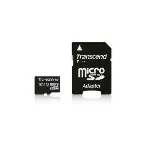 Transcend 16GB microSDHC Card Class 10 88247034 