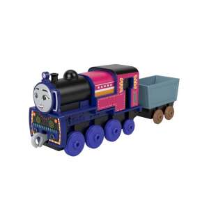 Thomas și prietenii Ashima tren metalic cu vagon de cărbune, jucărie Mattel - Tren, element feroviar, autostradă