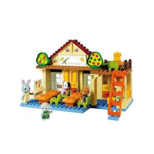 Set de blocuri de construcție Unico Plus Maximilian Families Școală, 117 piese, asamblat - Jocuri de constructie - Lego