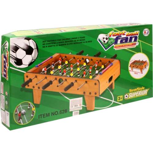 Football Fan table football game, wooden table top foosball, table soccer, tabletop game, kids game, family game, 2 player game, 4 player game, 628