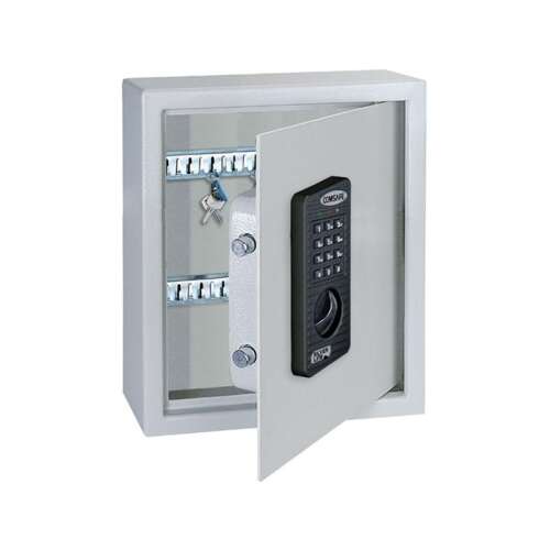 Rottner KeyTronic 20 kulcstartó szekrény elektronikus zárral, szürke, 20 kulcsos kapacitás