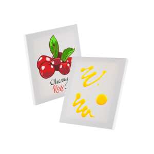 Nassau Keilrahmen, 2er Pack, 13 x 18 cm, 100% Baumwolle, Kirsch-Kuss-Design - Leinwände zum Bemalen