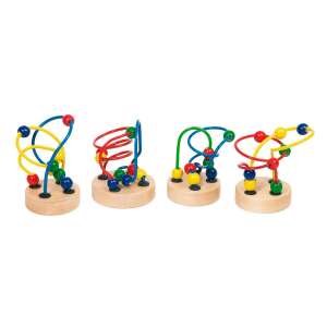 Tekervényes pályán húzogatható fagolyók Holzperlen-Labyrinthspielzeug für Kleinkinder - Entwicklungsspiele für Kinder im Kindergartenalter