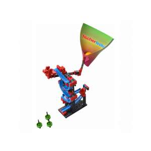 Set de construcție Fischertechnik Advanced Ping Pong Bowling, 114 piese, construiește propriul tău model de reacție în lanț - Jocuri creative și de construcție