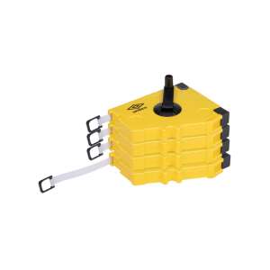 Umbro Spielfeldmarkierungssystem, 4 x 15,5 m, gelb, einziehbar, Kunststoff - Umbro