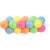 20 pack of colorful plastic balls in a mesh bag, perfect for kids play, ball pit, or sensory activities