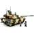 Sluban Model Bricks, 758 darabos tank építő készlet, katonai játék, álcázó mintázat, két minifigurával
