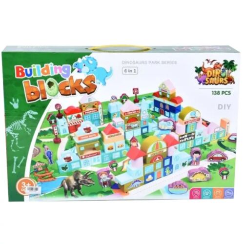 Dinoszauruszos építőjáték 138db-os 164444673 - Kreatív és építő játék