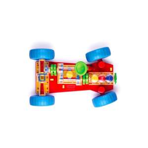 Quercetti Isotta Mașină de descoperire, o mașină de jucărie transparentă cu un motor funcțional - Quercetti Jocuri de constructie - Lego