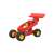 Fischertechnik Junior Engineer building set, red construction vehicle with wings and a figure