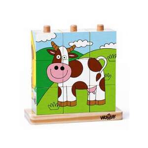 Układanka z kostek obrazkowych Stacker 93055 Woody 88272176 - Puzzle Baba