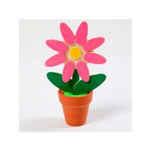 Holzbastelsatz für Blumen, erstelle deine eigene Blume mit diesem Set aus Holzformen - Holzbeschriftungen & Dekoelemente