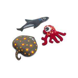BS Toys Tauchtiere - Set mit 3 Tauchspielzeugen: Hai, Rochen und Tintenfisch - Tauchen