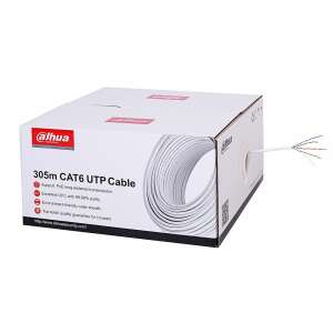 Dahua 305m CAT6 UTP kábel, biely, sieťový kábel, ethernet kábel - UTP káble