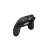 G-Lab K PAD THORIUM SW wireless controller, black, back view